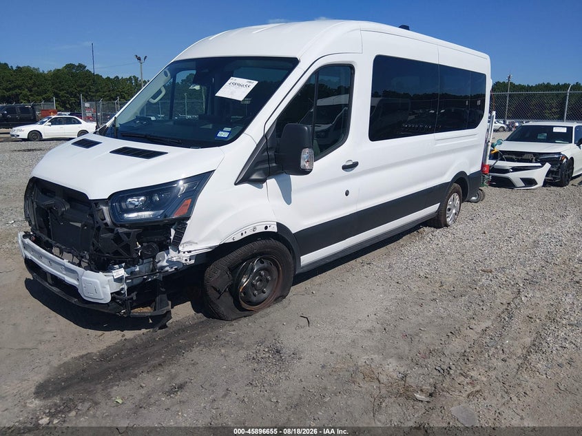 Vin: 1fbax2c80tka21764, lot: 46395716, ford transit-350 passenger van xlt 20262