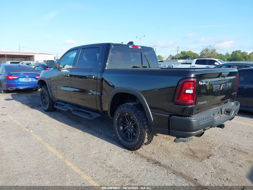 Vin: 1c6srflt3tn389500, lot: 46395718, ram 1500 rebel  4x4 5'7 box 20263
