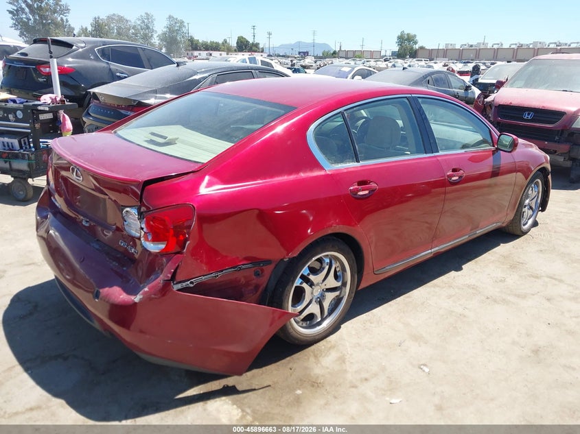 LEXUS GS 430 2006 VIN JTHBN96S565004613