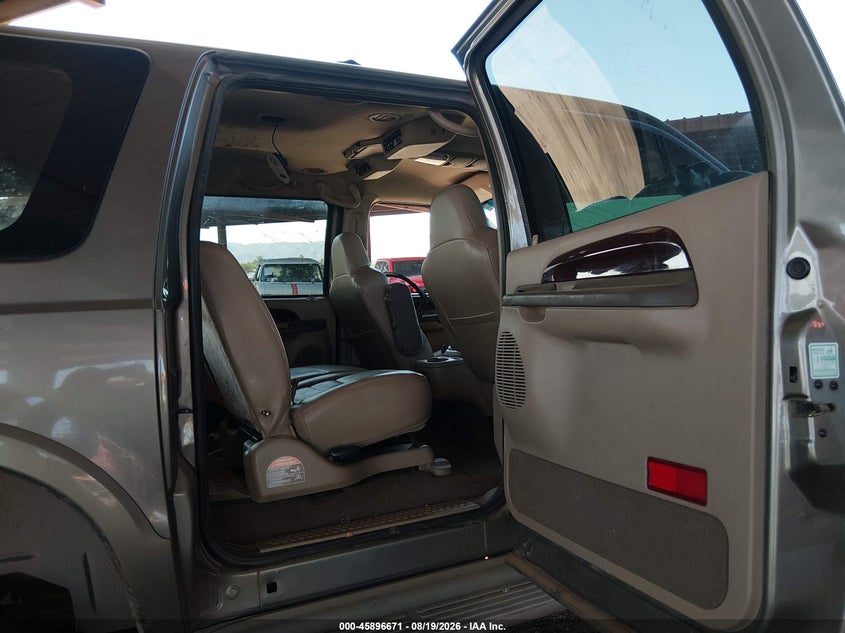 FORD EXCURSION 2004 VIN 1FMSU43PX4ED60720