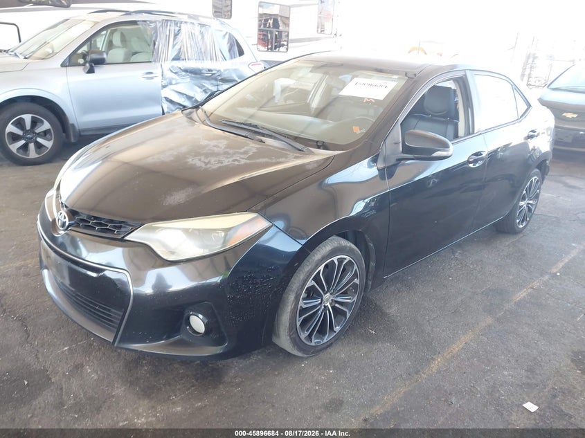 Vin: 5yfburhe1ep068676, lot: 46395745, toyota corolla s plus 20142