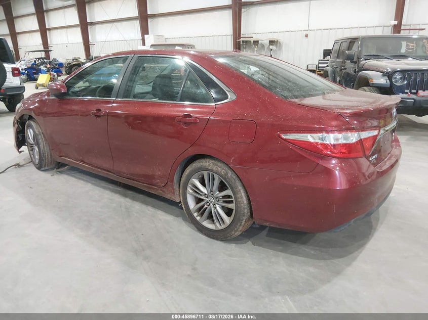 Vin: 4t1bf1fk7gu572784, lot: 46395773, toyota camry se 20163