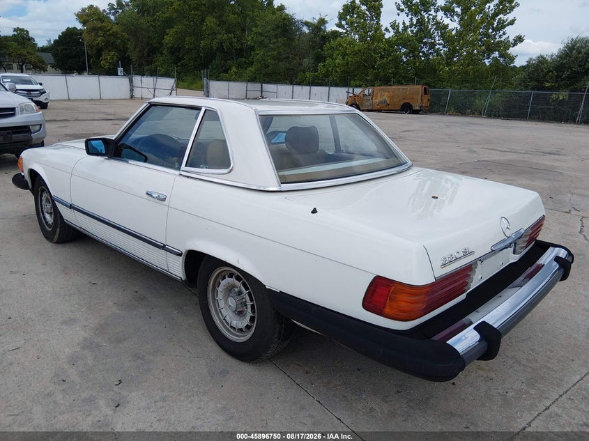 1983 MERCEDES-BENZ 380 auction photo 3