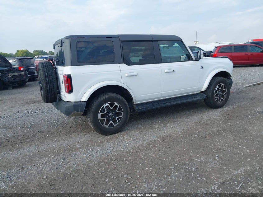 Vin: 1fmee8bp3sla84781, lot: 46395867, ford bronco outer banks 20254