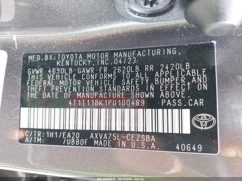 TOYOTA CAMRY - zdjęcie 9