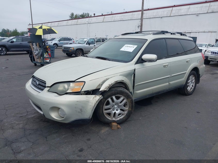 2005 Subaru Outback, Left Front, IAAI, VIN 4S4BP86C754368093 — photo 2