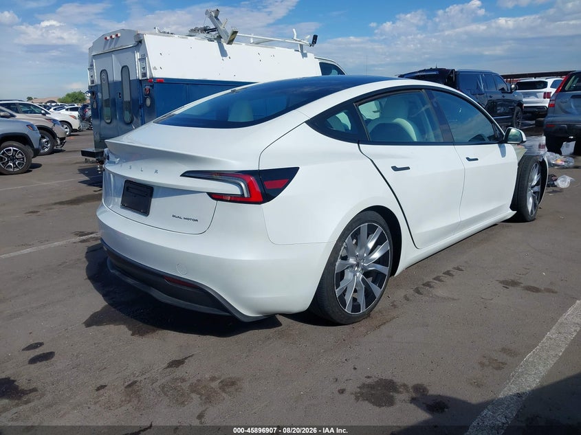 Vin: 5yj3e1eb2sf952212, lot: 46395968, tesla model 3 long range all-wheel drive 20254