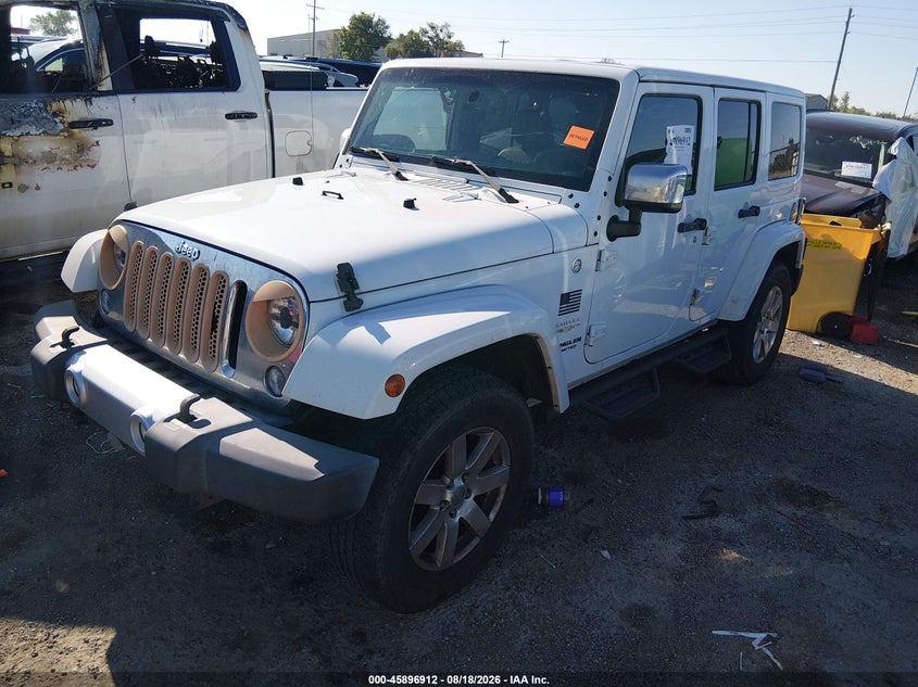 2015 Jeep Wrangler, Right Side, IAAI, VIN 1C4BJWEG0FL674753 — photo 2