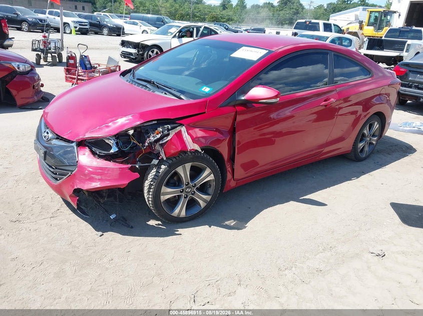 2014 Hyundai Elantra, Left Side, IAAI, VIN KMHDH6AH2EU028766 — photo 2