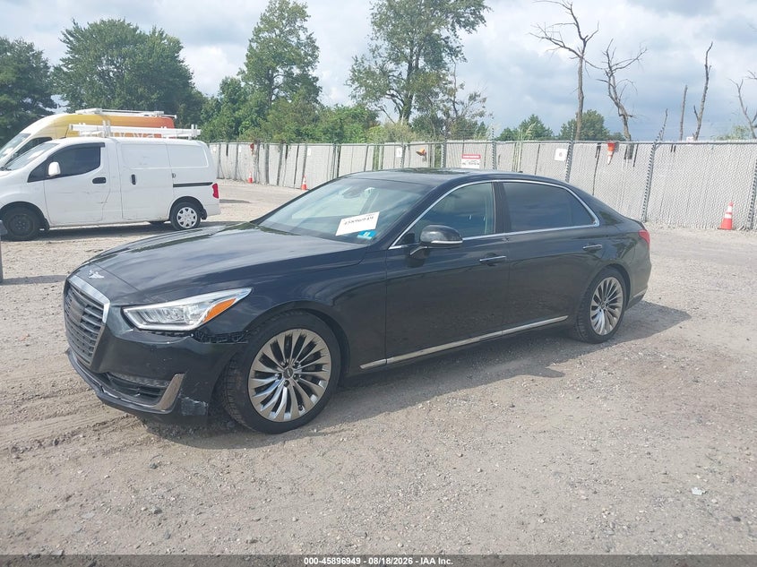2019 Genesis G90, Unknown, IAAI, VIN KMTF34JA0KU056839 — photo 2