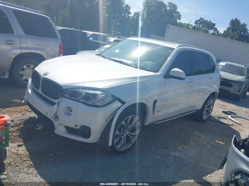 2016 BMW X5, По кругу, IAAI, VIN 5UXKR2C57G0U17268 — фото 2