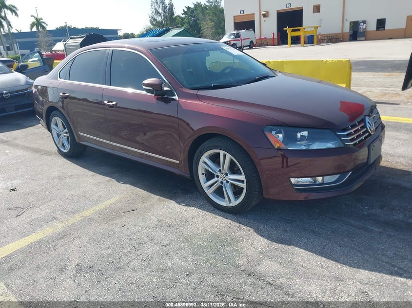 2014 VOLKSWAGEN PASSAT SEDAN 2.0L I-4 DI, DOHC, TURBO, 140HP
