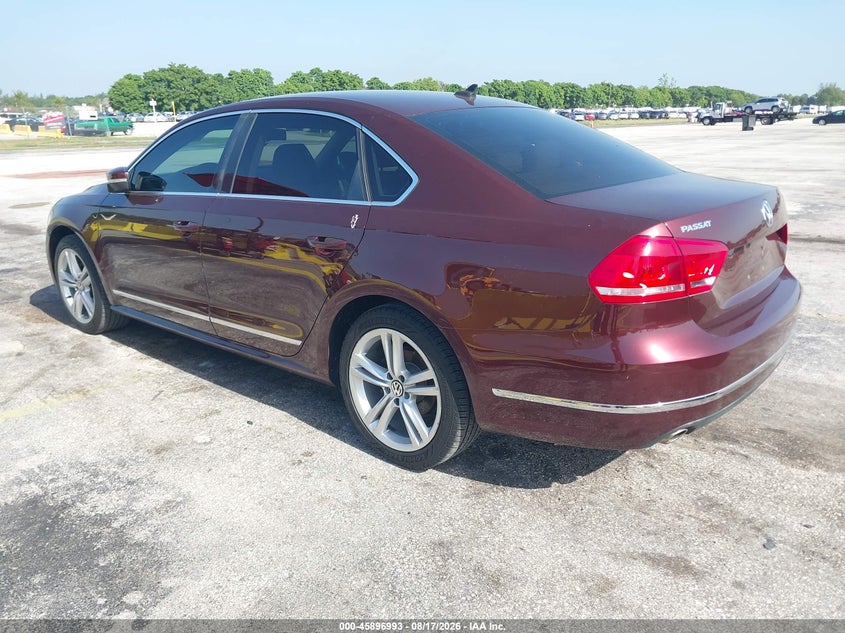 2014 VOLKSWAGEN PASSAT SEDAN 2.0L I-4 DI, DOHC, TURBO, 140HP