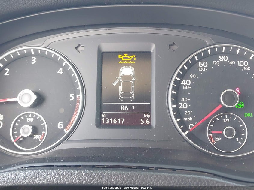 2014 VOLKSWAGEN PASSAT SEDAN 2.0L I-4 DI, DOHC, TURBO, 140HP