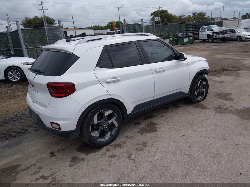Vin: kmhrc8a33mu077977, lot: 46396084, hyundai venue sel 20214