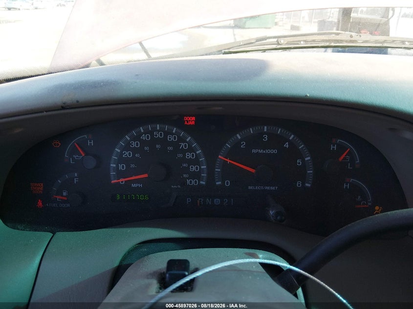 FORD EXPEDITION 2002 VIN 1FMRU17L12LA86854
