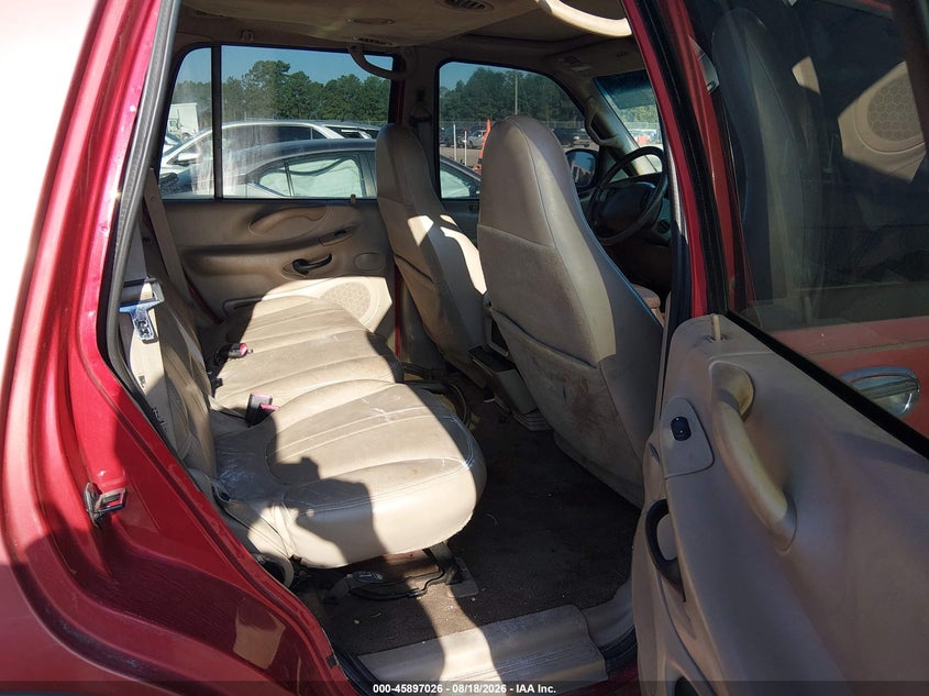 FORD EXPEDITION 2002 VIN 1FMRU17L12LA86854