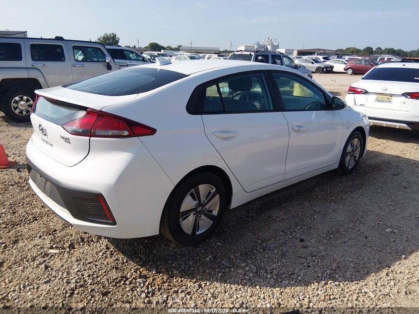 Vin: kmhc65lc6mu247774, lot: 46396101, hyundai ioniq hybrid blue 20214