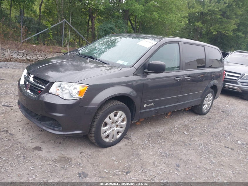 Vin: 2c4rdgbg6gr368018, lot: 46396106, dodge grand caravan se 20162