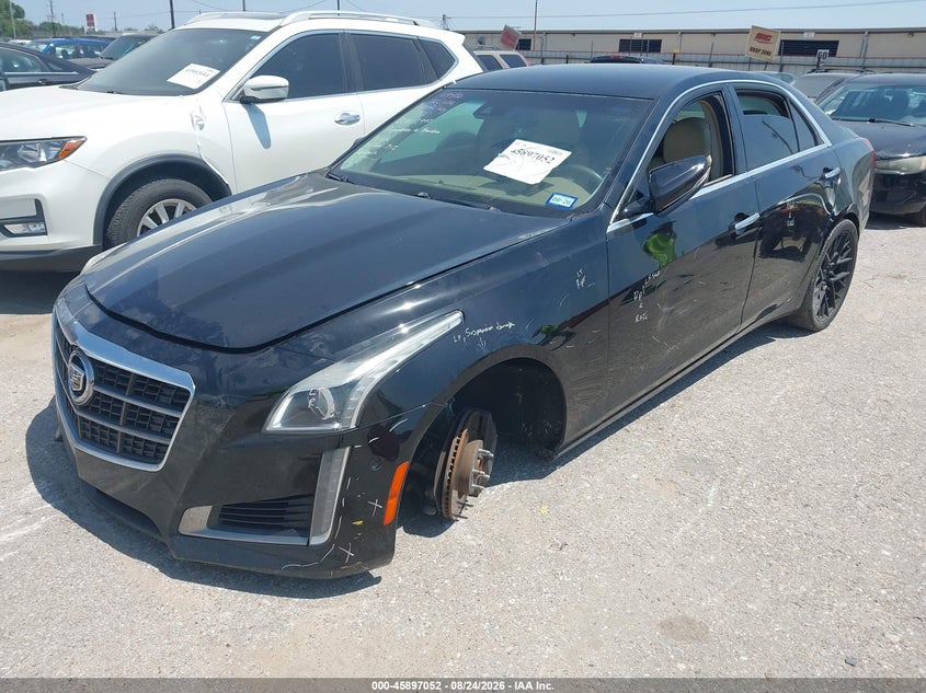 2014 Cadillac CTS, Front End, IAAI, VIN 1G6AU5S8XE0183717 — photo 2