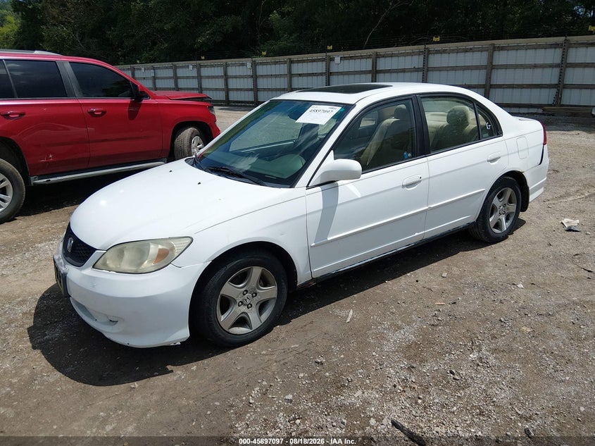 2004 Honda Civic, Обычный износ, IAAI, VIN 2HGES26784H584375 — фото 2