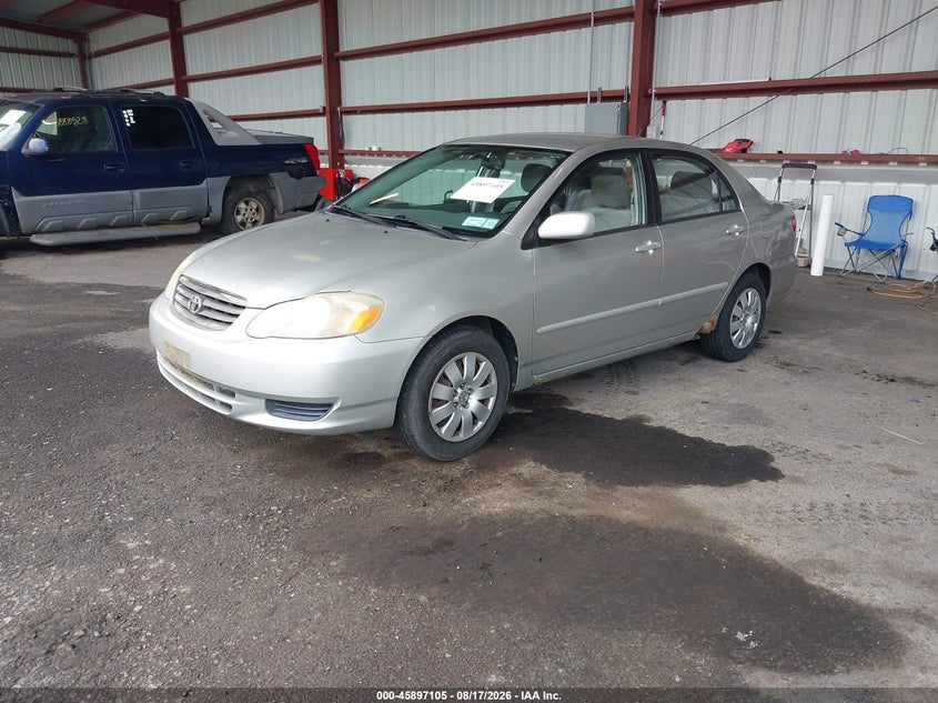 2003 Toyota Corolla, Обычный износ, IAAI, VIN JTDBR32E630013445 — фото 2