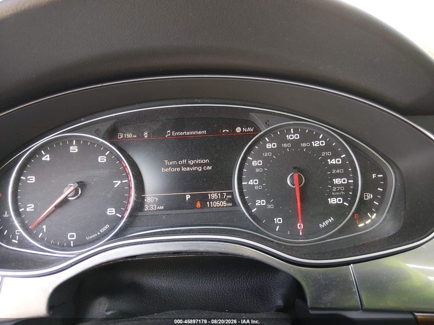 2015 AUDI A6 auction photo 7