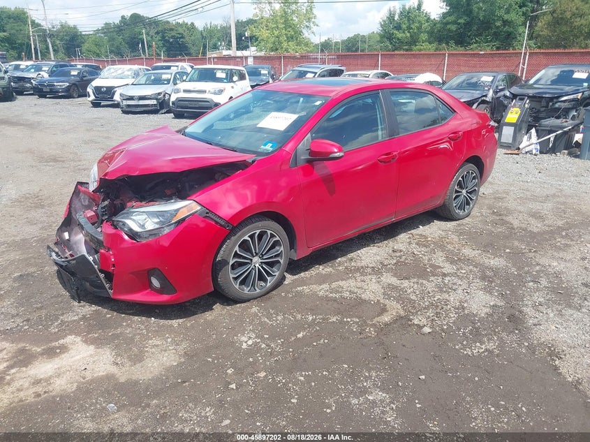 2016 TOYOTA COROLLA auction photo 2