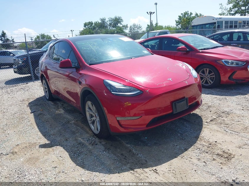 Vin: 5yjygdee5lf009003, lot: 46396309, tesla model y long range dual motor all-wheel drive 2020 img_1