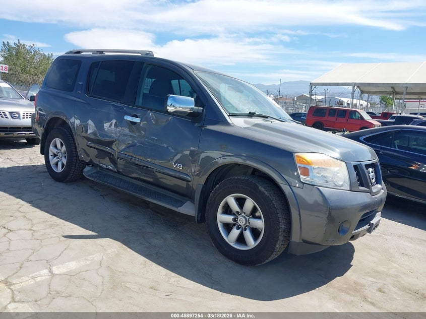 2009 Nissan Armada Se, Правый бок, IAAI, VIN 5N1AA08D59N607399