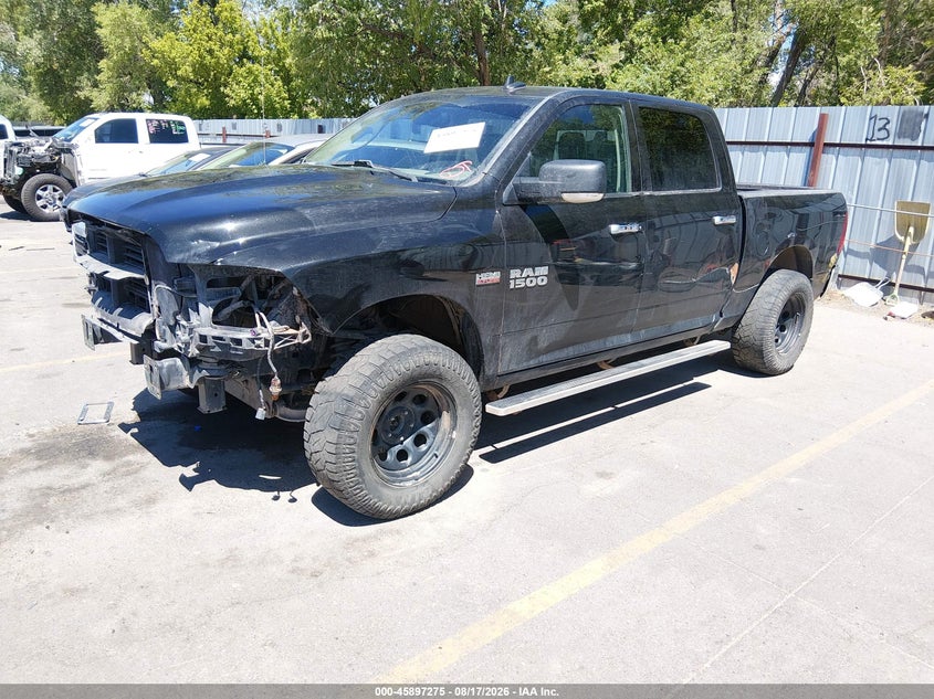 Vin: 3c6rr7lt4gg322214, lot: 46396336, ram 1500 big horn 20162