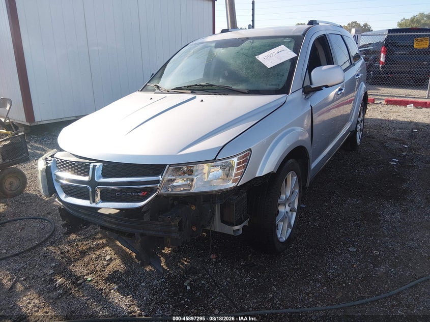 2013 Dodge Journey, Front End, IAAI, VIN 3C4PDDDG6DT591168 — photo 2