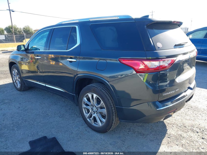 Vin: 1gnevkkw2mj177709, lot: 46396384, chevrolet traverse awd premier 20213