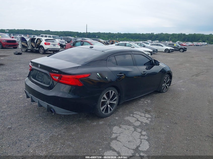 2016 NISSAN MAXIMA auction photo 4