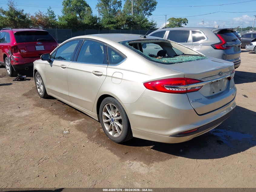 Vin: 3fa6p0h73hr375146, lot: 46396440, ford fusion se 20173
