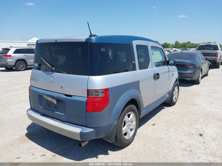 HONDA ELEMENT 2005 VIN 5J6YH28615L020225