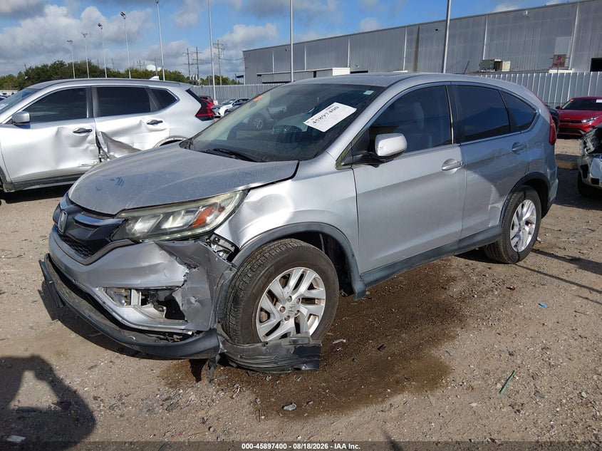 2015 Honda CR-V, Левый бок, IAAI, VIN 3CZRM3H59FG710347 — фото 2
