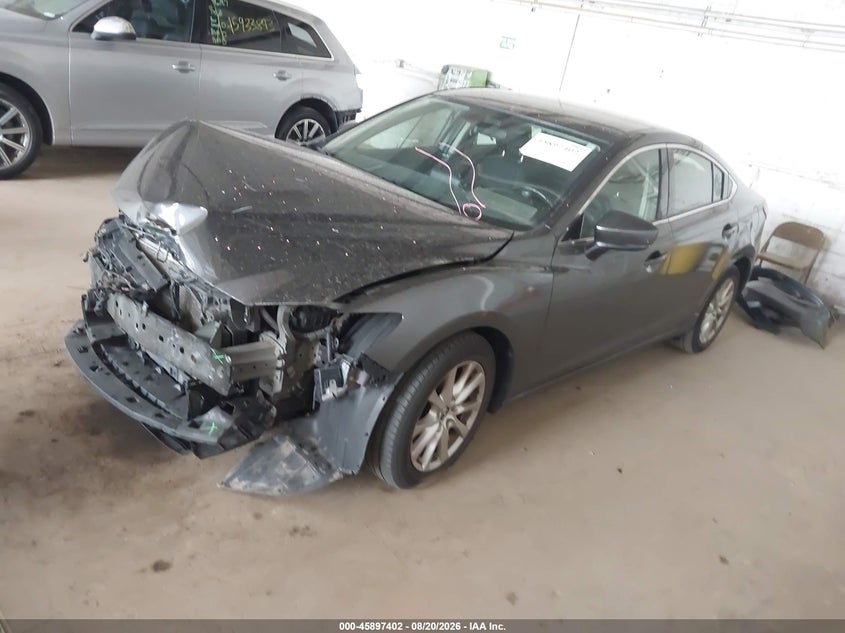 2017 Mazda 6, Front End, IAAI, VIN JM1GL1U54H1112789 — photo 2