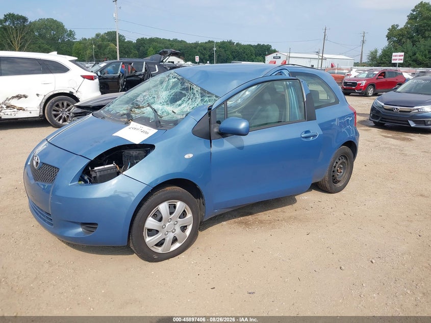 2007 Toyota Yaris, Storm Damage, IAAI, VIN JTDJT923575060408 — photo 2