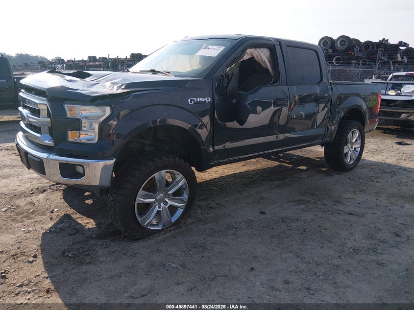 2017 Ford F-150, Left Side, IAAI, VIN 1FTEW1EF8HKD74153 — photo 2