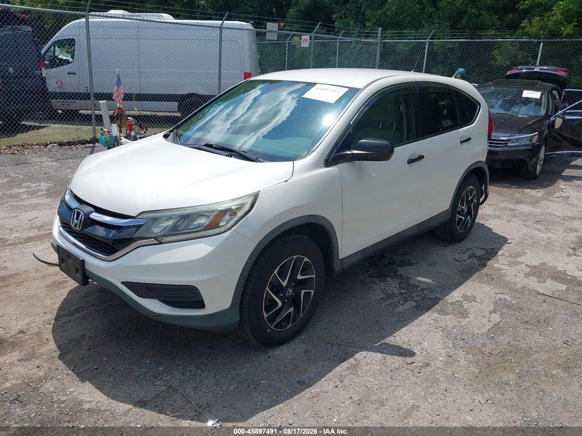 2016 Honda CR-V, Right Rear, IAAI, VIN 5J6RM4H42GL134165 — photo 2