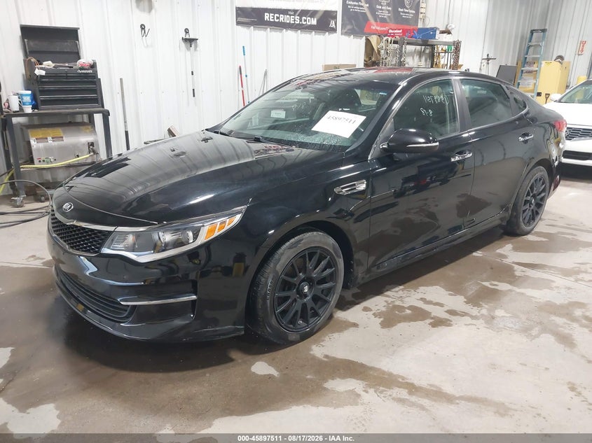 2016 Kia Optima, Right Side, IAAI, VIN 5XXGT4L33GG065579 — photo 2