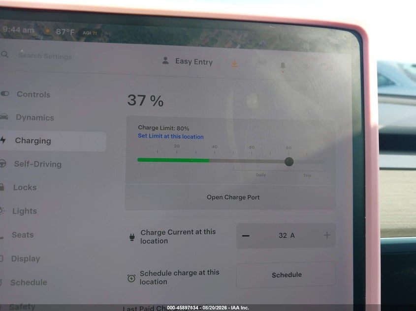 TESLA MODEL 3 2021 VIN 5YJ3E1EA4MF859380