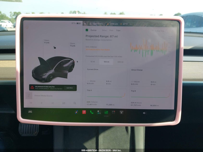 TESLA MODEL 3 2021 VIN 5YJ3E1EA4MF859380