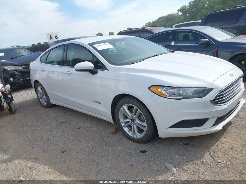 Vin: 3fa6p0lu1jr209355, lot: 46396596, ford fusion hybrid se 20181