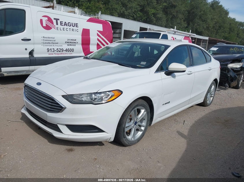 2018 FORD FUSION HYBRID auction photo 2