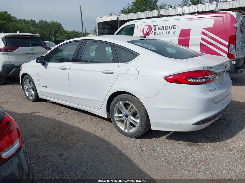 2018 FORD FUSION HYBRID auction photo 3