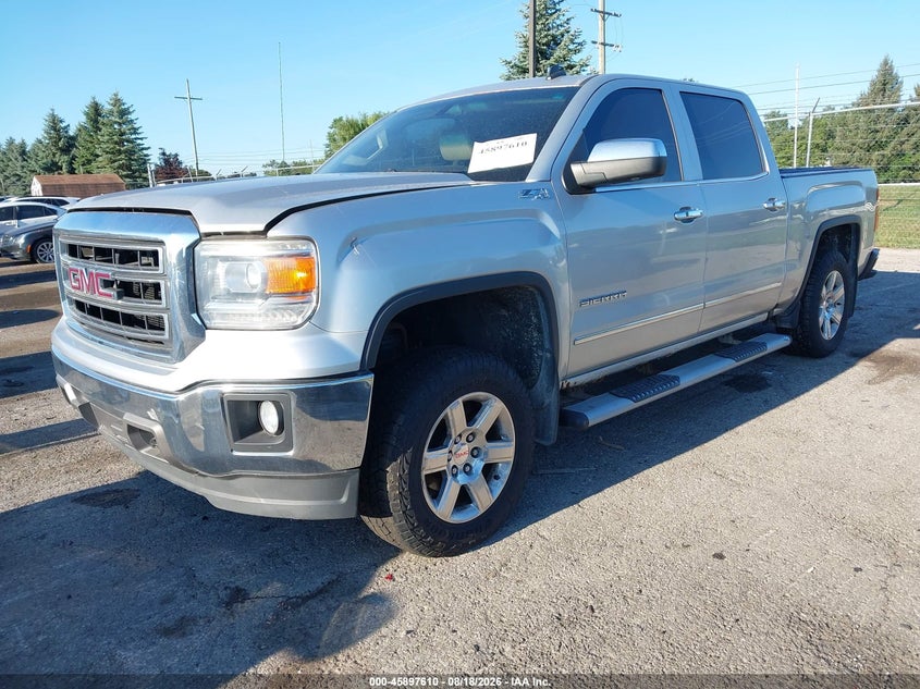 2014 GMC Sierra, Theft Recovery, IAAI, VIN 3GTU2VEC6EG409585 — photo 2