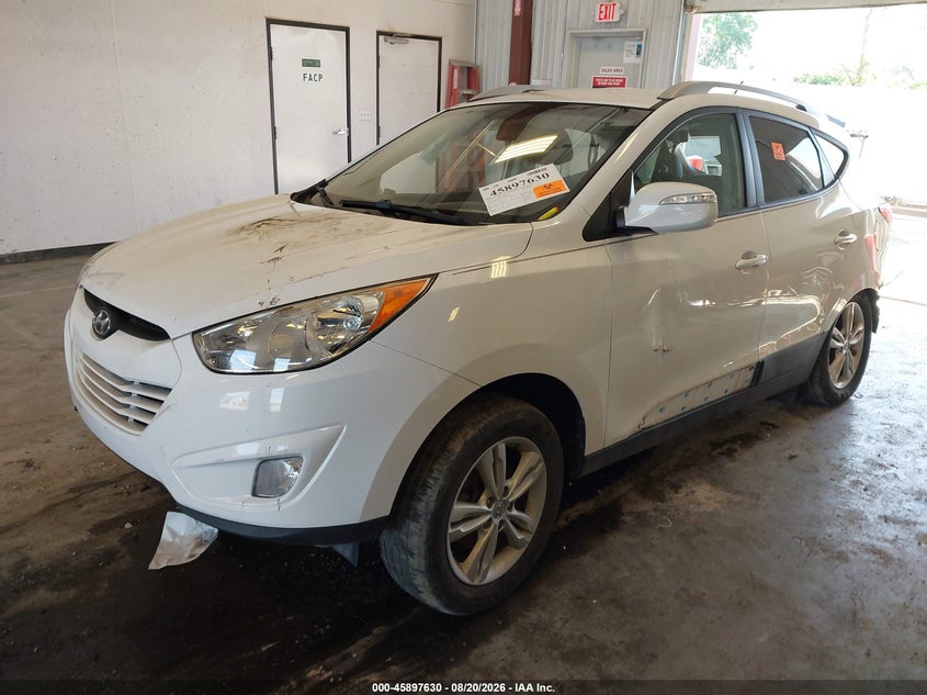 2013 Hyundai Tucson, Біо/хімія, IAAI, VIN KM8JUCACXDU754035 — фото 2