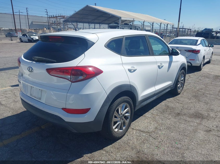 Vin: km8j23a42ju710461, lot: 46396703, hyundai tucson se 20184